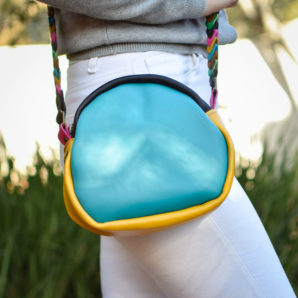 Handbag Print/Tan/Mustard