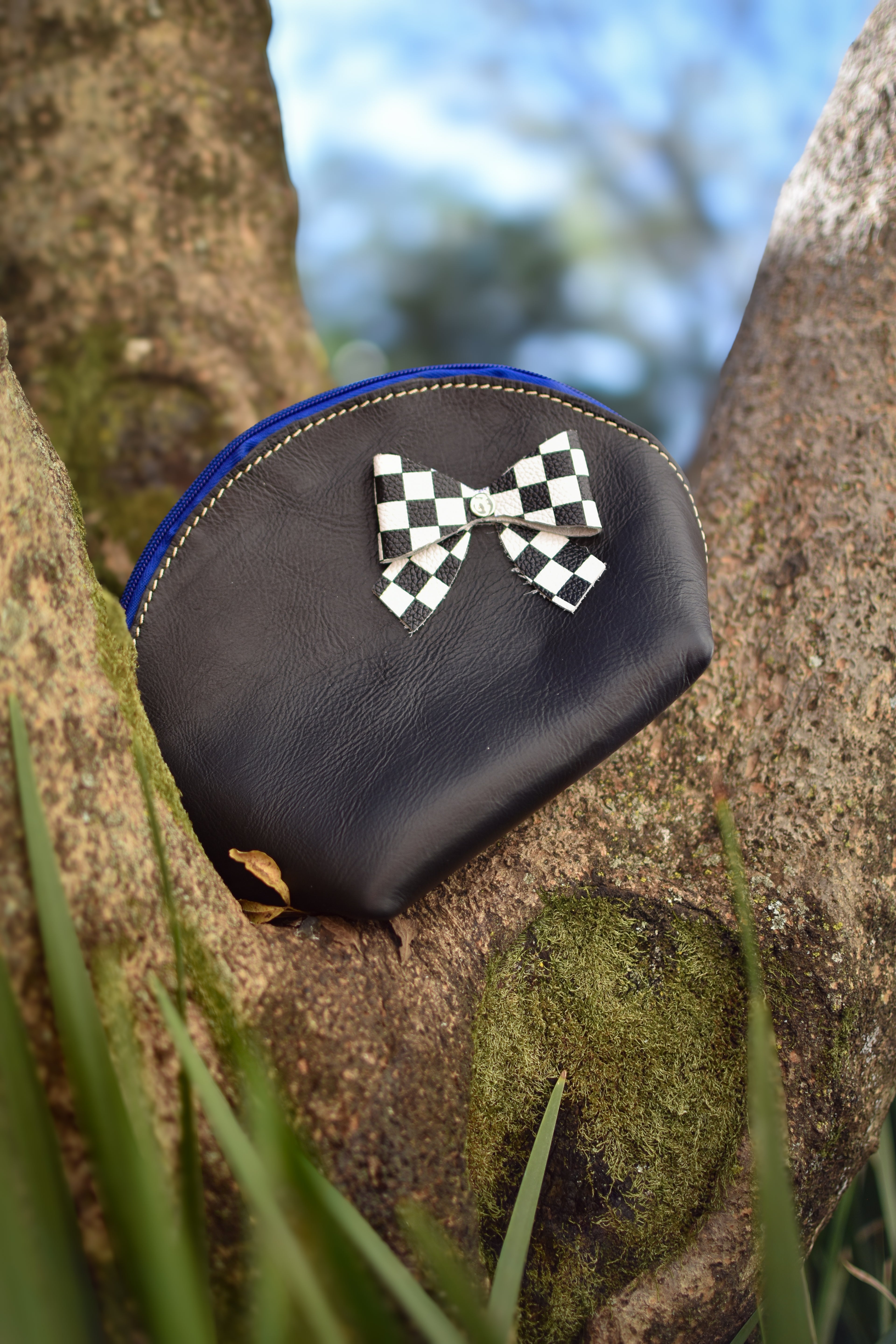 Makeup Bag Black/Check