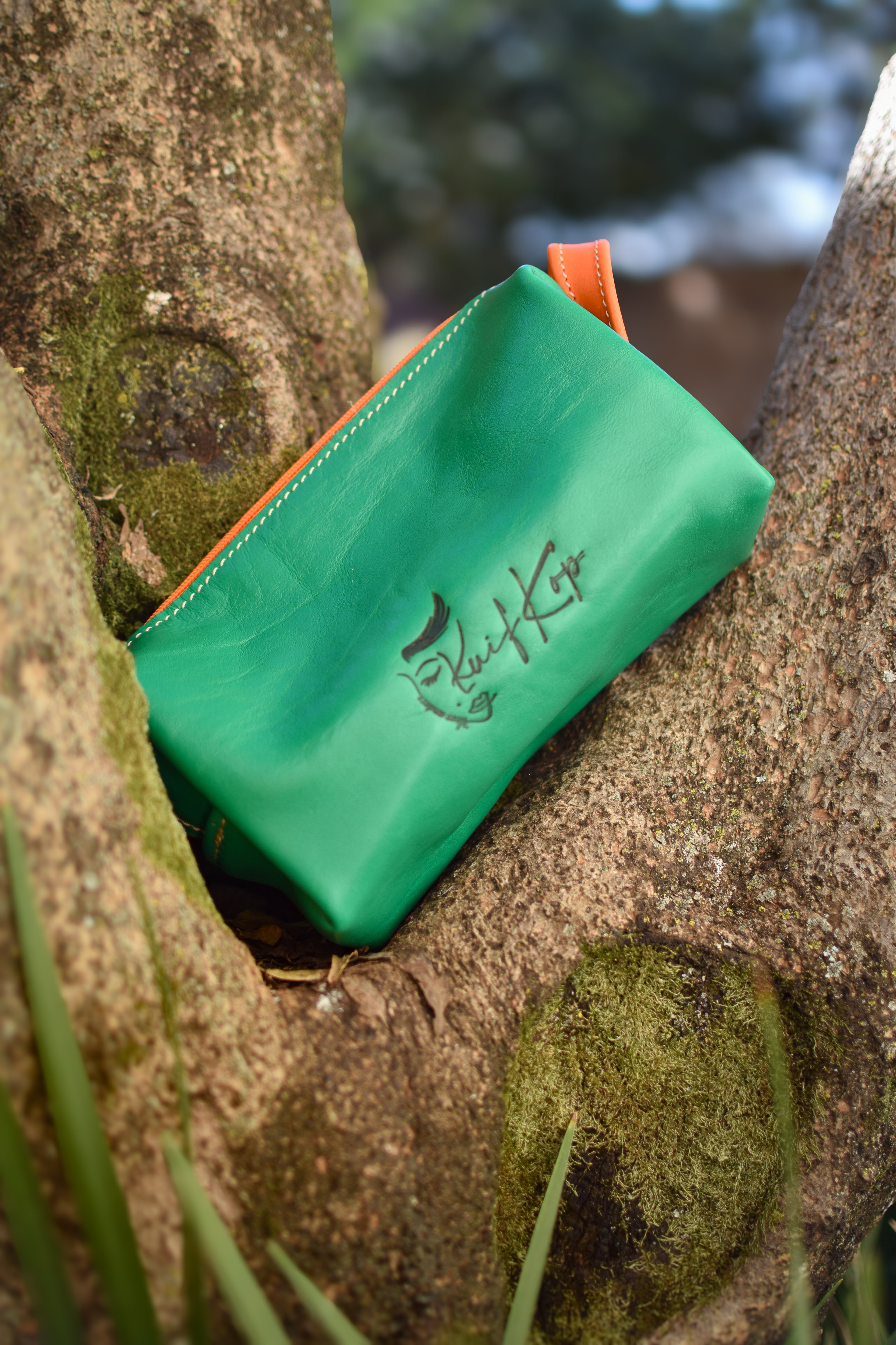 Pencil Bag Bottle Green