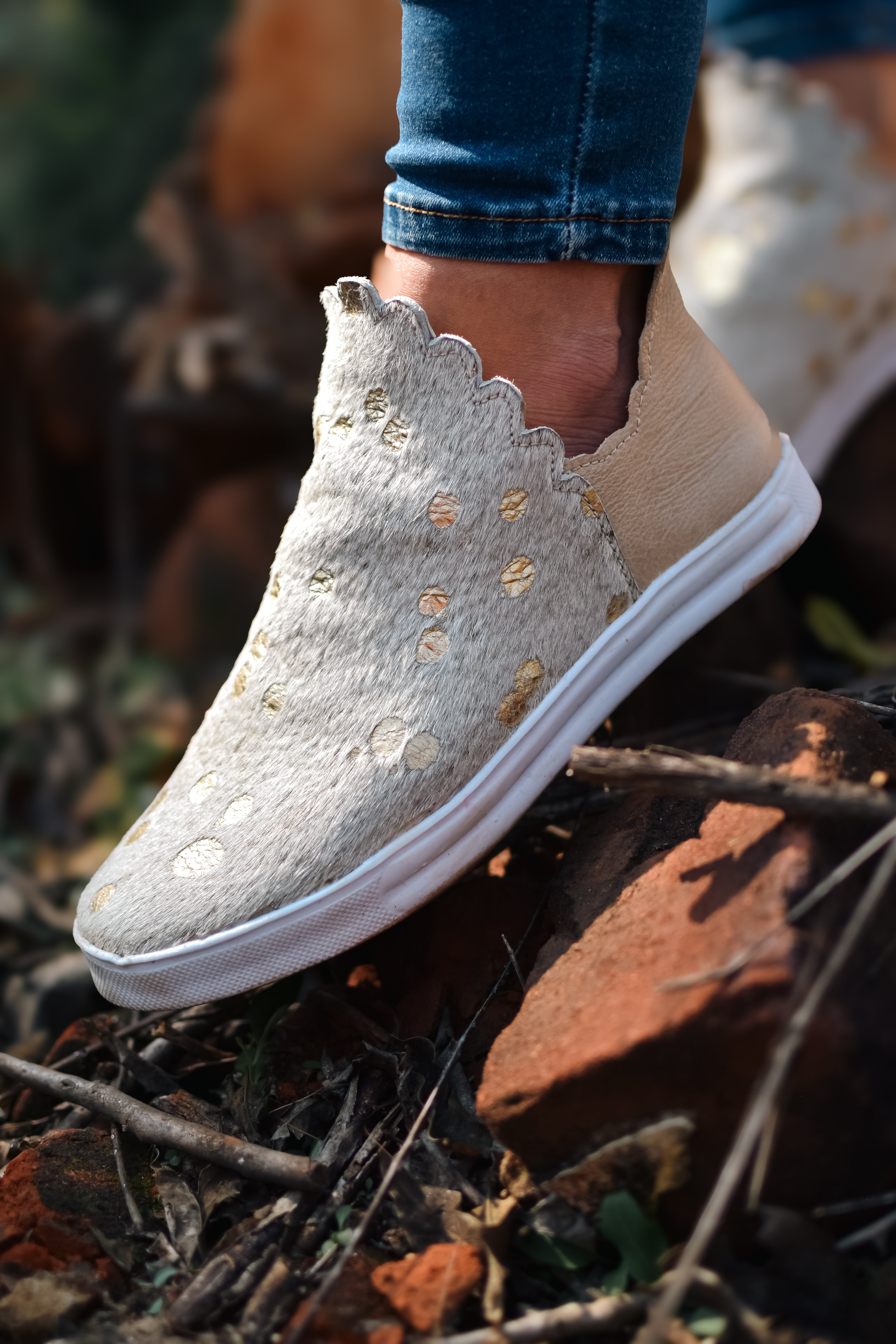 Olga Sneaker Boot Gold