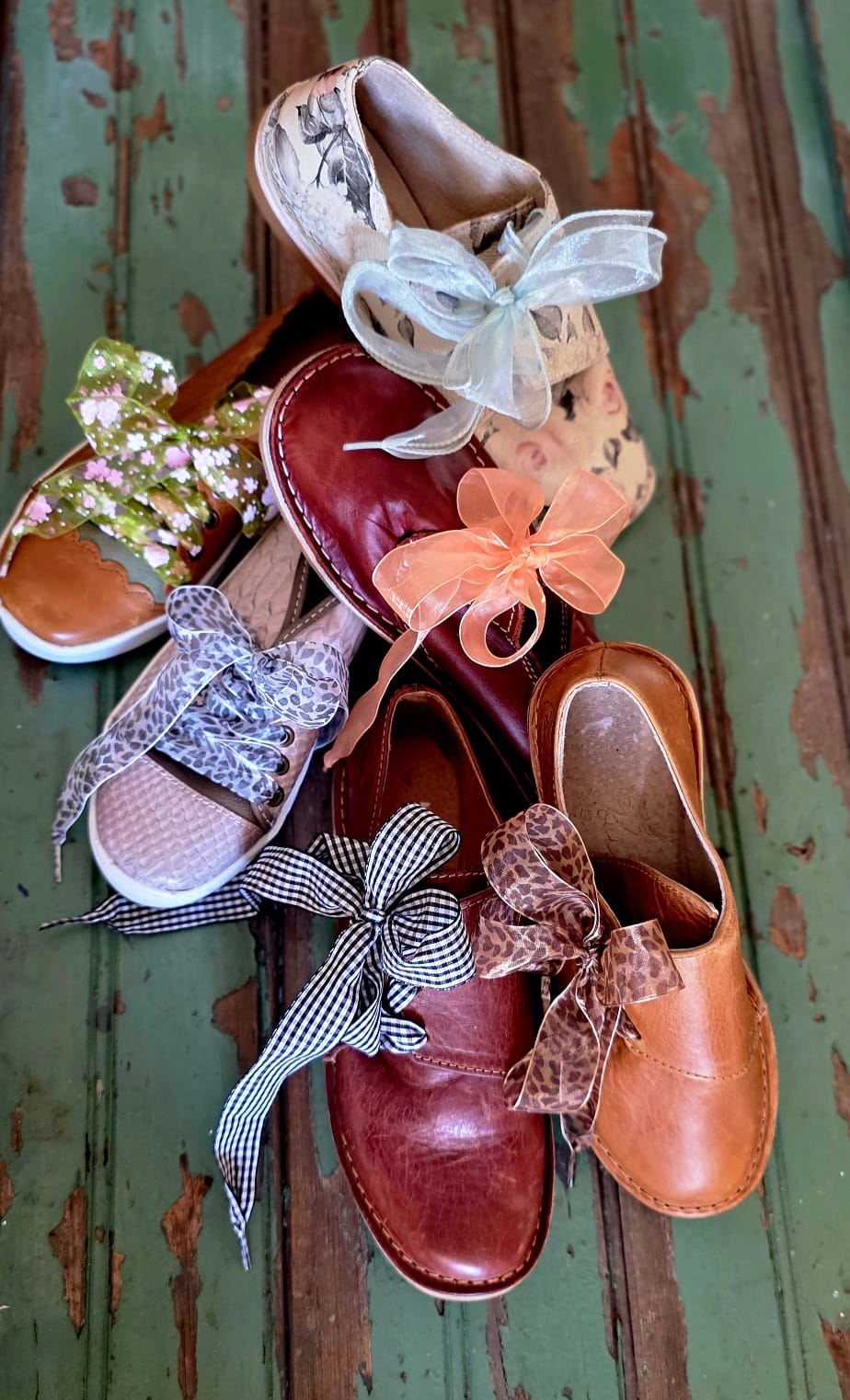 Funky shoe laces - Chiffon